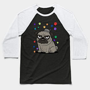 Cute Pug Baseball T-Shirt